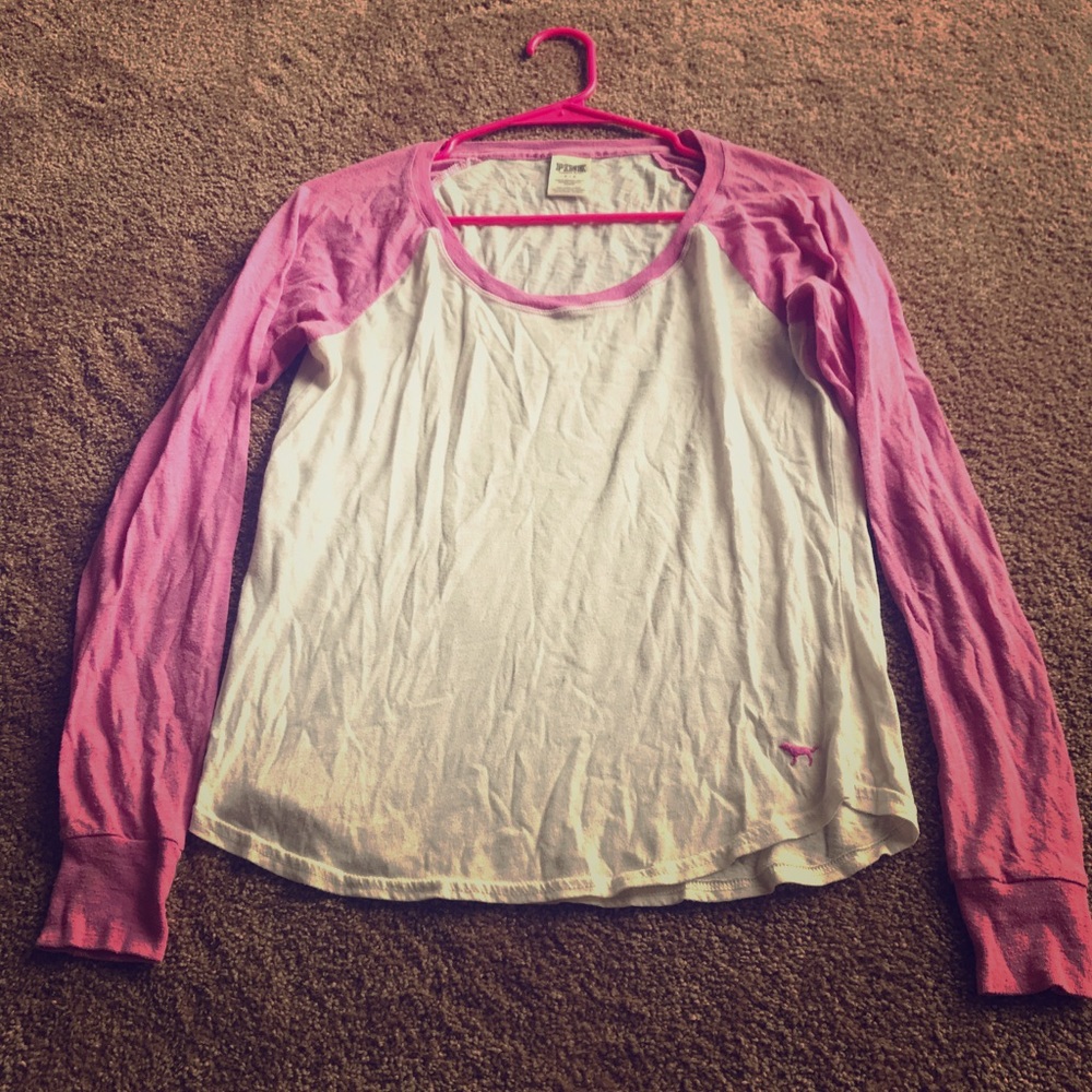 Long sleeve t-shirt Pink Victoria's Secret